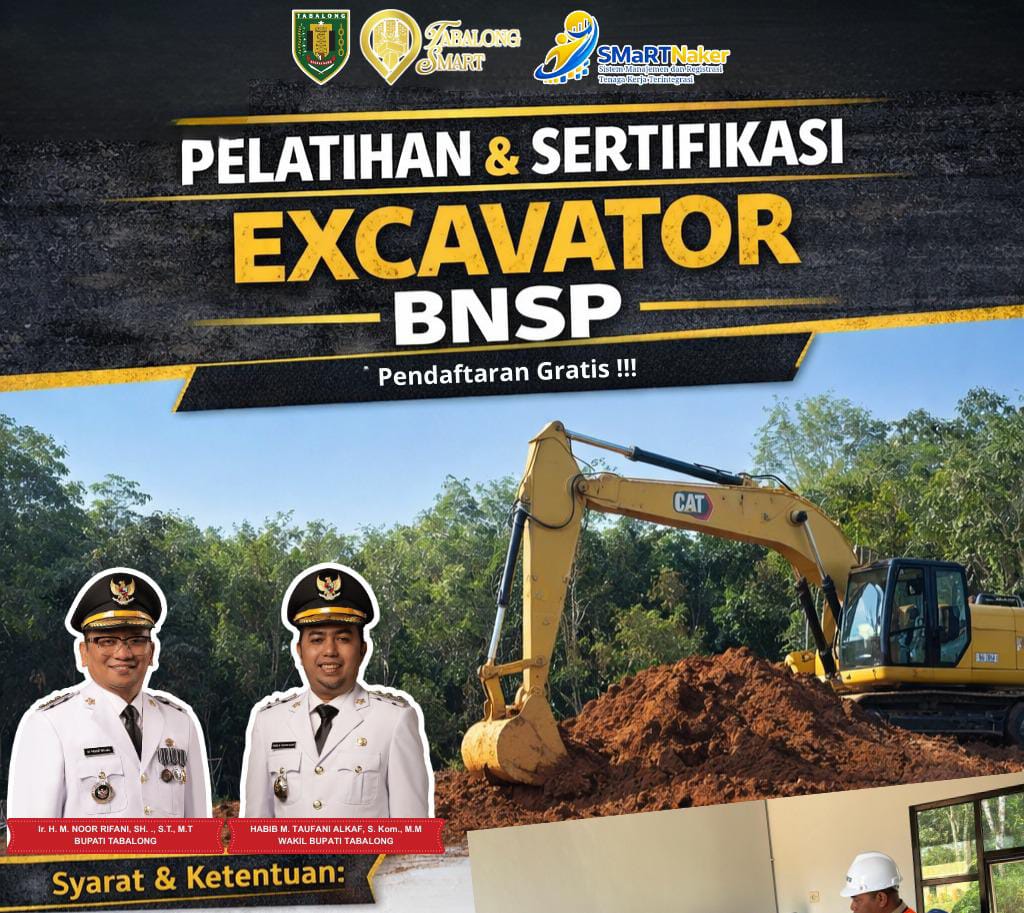 PELATIHAN DAN SERTIFIKASI EXCAVATOR 2026
